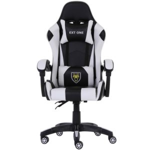 Fotel gamingowy Extreme młodzieżowy odchylany ekoskóra EXT ONE White 1058951 Fotel gamingowy Extreme młodzieżowy odchylany ekoskóra EXT ONE White 1058951
