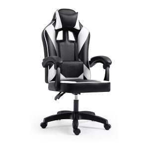 Fotel gamingowy Imperia czarno-biały 676198 Fotel gamingowy Imperia czarno-biały 676198
