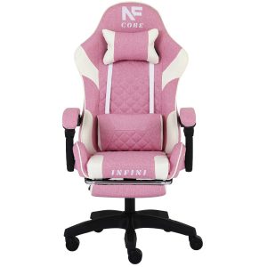 Fotel gamingowy Infini Core Pink/White 1060676 Fotel gamingowy Infini Core Pink/White 1060676