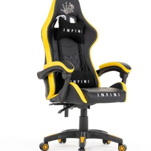 Fotel Gamingowy INFINI Five Yellow 1058653 Fotel Gamingowy INFINI Five Yellow 1058653