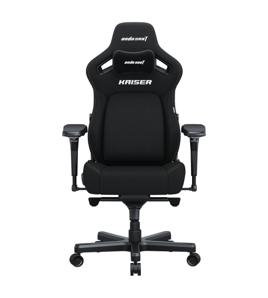 Fotel gamingowy Kaiser 4 L Anda Seat materiałowy czarny 385410