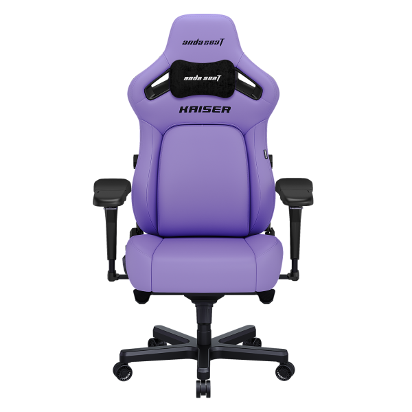 Fotel gamingowy Kaiser 4 L Anda Seat skórzany purpurowy 385411