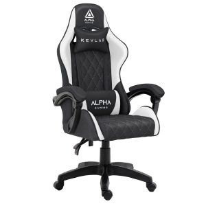Fotel Gamingowy Materiałowy Biurowy Krzesło Alpha Gaming Kevlar Biały 744977 Fotel Gamingowy Materiałowy Biurowy Krzesło Alpha Gaming Kevlar Biały 744977