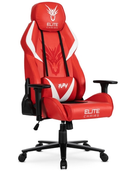Fotel Gamingowy Obrotowy Ergonomiczny Krzesło Dragon NEXON Czerwony 566346