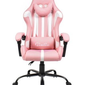 Fotel gamingowy różowy Giulia Pink 1071392 Fotel gamingowy różowy Giulia Pink 1071392
