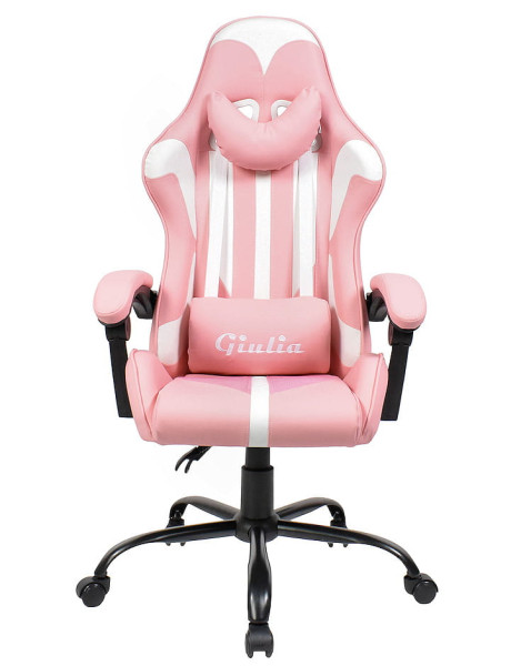 Fotel gamingowy różowy Giulia Pink 1071392
