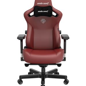 Fotel gamingowy skórzany Anda Seat Kaiser 3 XL bordowy 357714 Fotel gamingowy skórzany Anda Seat Kaiser 3 XL bordowy 357714