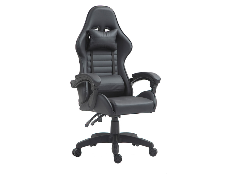Fotel gamingowy X-Play z poduszkami czarny 75858