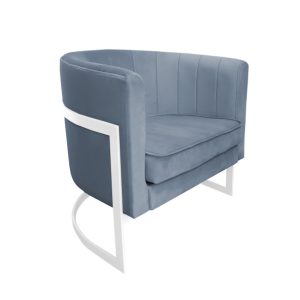 Fotel Glamour podstawa biała B 91695 Fotel Glamour podstawa biała B 91695