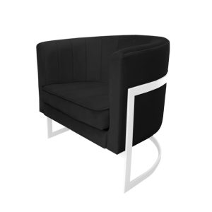 Fotel Glamour podstawa biała M 91763 Fotel Glamour podstawa biała M 91763