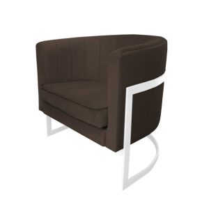 Fotel Glamour podstawa biała M 91670 Fotel Glamour podstawa biała M 91670