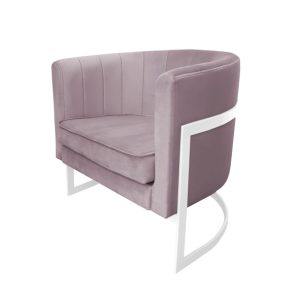 Fotel Glamour podstawa biała M 91682 Fotel Glamour podstawa biała M 91682