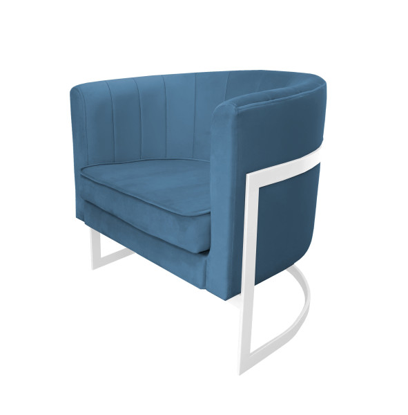 Fotel Glamour podstawa biała M 91698