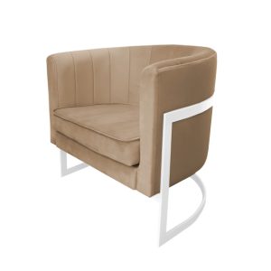Fotel Glamour podstawa biała M 91700 Fotel Glamour podstawa biała M 91700