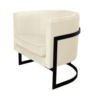 Fotel Glamour podstawa czarna 91709 Fotel Glamour podstawa czarna 91709