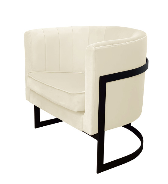 Fotel Glamour podstawa czarna 91709