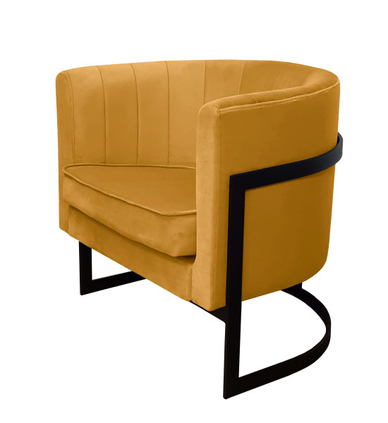 Fotel Glamour podstawa czarna 91722