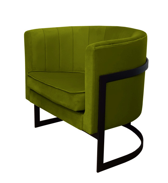 Fotel Glamour podstawa czarna 91749