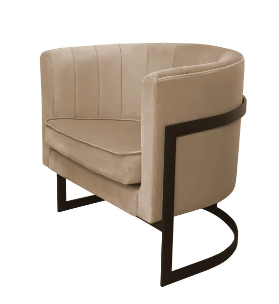 Fotel Glamour podstawa czarna 91773
