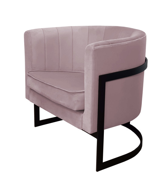 Fotel Glamour podstawa czarna 91785