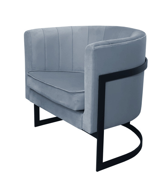 Fotel Glamour podstawa czarna 91621