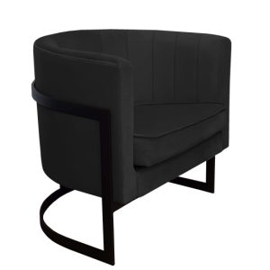 Fotel Glamour podstawa czarna 91599 Fotel Glamour podstawa czarna 91599