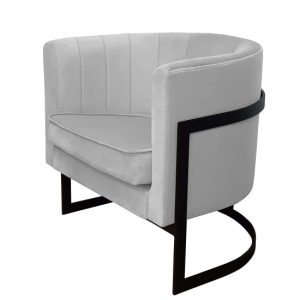 Fotel Glamour podstawa czarna 91648 Fotel Glamour podstawa czarna 91648
