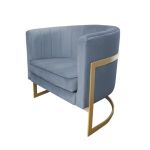 Fotel Glamour podstawa złota B 91771 Fotel Glamour podstawa złota B 91771