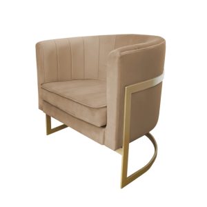 Fotel Glamour podstawa złota M 91767 Fotel Glamour podstawa złota M 91767
