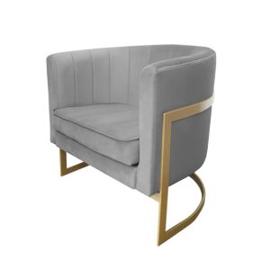 Fotel Glamour podstawa złota M 91769 Fotel Glamour podstawa złota M 91769