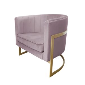 Fotel Glamour podstawa złota M 91622 Fotel Glamour podstawa złota M 91622