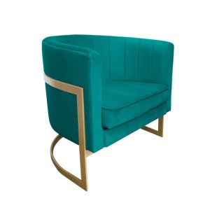 Fotel Glamour podstawa złota M 91598 Fotel Glamour podstawa złota M 91598