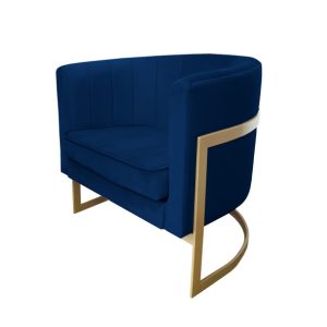 Fotel Glamour podstawa złota M 91631 Fotel Glamour podstawa złota M 91631