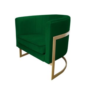 Fotel Glamour podstawa złota M 91723 Fotel Glamour podstawa złota M 91723