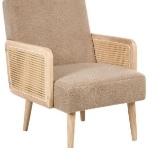 Fotel HOJBY Boucle Piaskowy 731662 Fotel HOJBY Boucle Piaskowy 731662