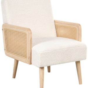 Fotel HOJBY Boucle Złamana biel 731657 Fotel HOJBY Boucle Złamana biel 731657