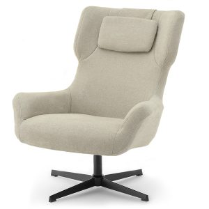 Fotel irving beż tkanina podstawa czarny 959900 Fotel irving beż tkanina podstawa czarny 959900