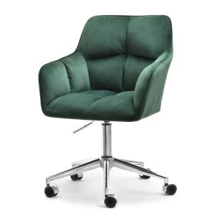 Fotel Isla Zielony Welur, Podstawa Chrom 333868 Fotel Isla Zielony Welur, Podstawa Chrom 333868