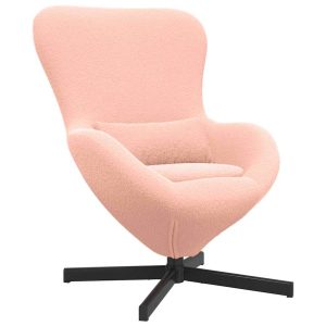Fotel Jajo Obrotowy Fotel Wypoczynkowy Do Salonu Pokoju 63 x 73 x 90 cm 858566