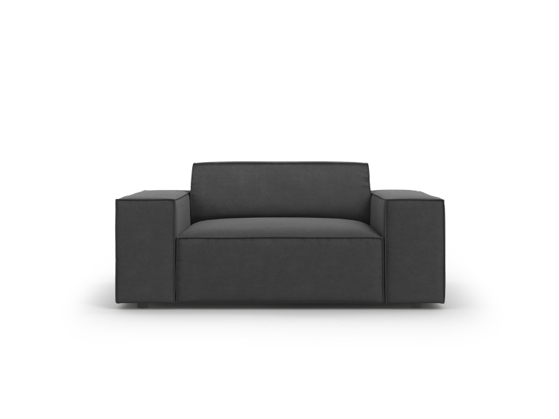 Fotel JODIE Welur Szary 273251