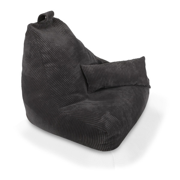 Fotel Keiko S sztruks ciemnoszary 129953