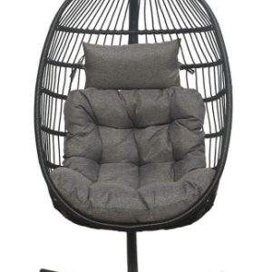 Fotel Kokon Wiszący Harmony Black – Focus Garden 205042 Fotel Kokon Wiszący Harmony Black – Focus Garden 205042