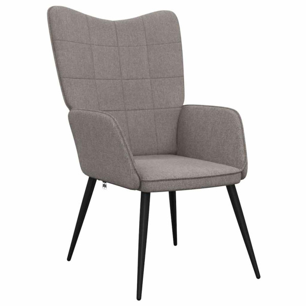 Fotel kolor taupe obity tkaniną 862613