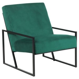 Fotel krzesło welurowy glamour zielony 169384 Fotel krzesło welurowy glamour zielony 169384