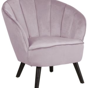 Fotel krzesło welurowy retro różowy 58341 Fotel krzesło welurowy retro różowy 58341