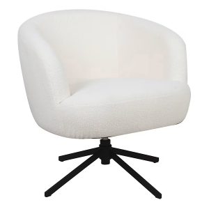 Fotel kubełkowy obrotowy EFFI biały 754909 Fotel kubełkowy obrotowy EFFI biały 754909