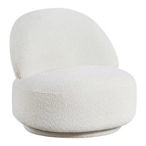 Fotel kubełkowy obrotowy Jamina biały 753168 Fotel kubełkowy obrotowy Jamina biały 753168