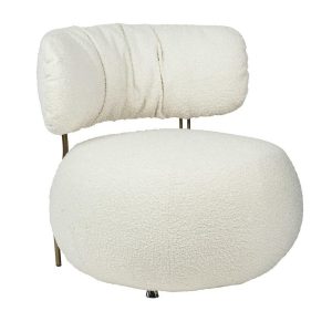 Fotel LOW TEDDY biały 341046 Fotel LOW TEDDY biały 341046
