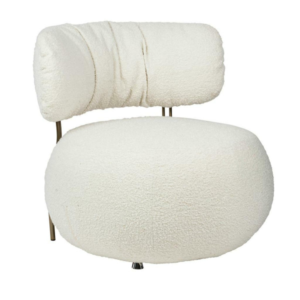 Fotel LOW TEDDY biały 341046