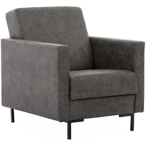 Fotel LUCA A manila dark grey czarny 296460 Fotel LUCA A manila dark grey czarny 296460